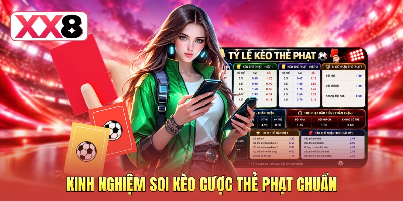 Kinh nghiệm soi kèo cược thẻ phạt chuẩn